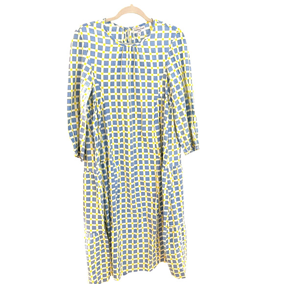 Monsoon and Beyond Lexi Midi Dress In Fontainhos Blue Size S - Picture 6 of 9